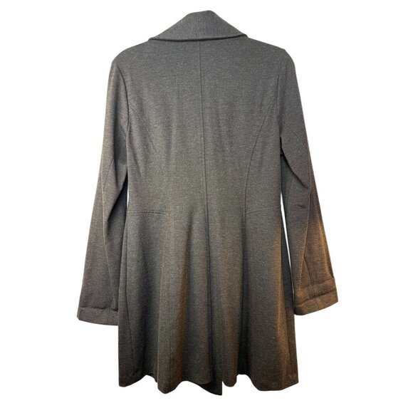 Cabi Womens Gray Double-Breasted Coat Small Rayon/Nylon/Spandex Blend - Picture 5 of 7
